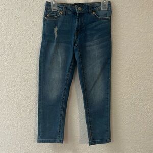 7 For All Mankind Blue Skinny Jeans Size 7